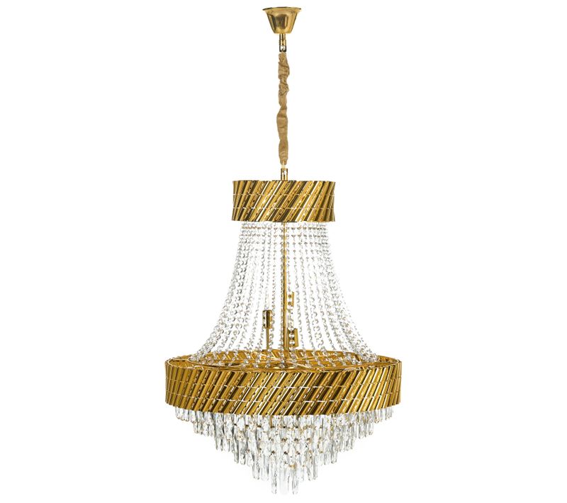 Lustre Karsa Cristal Doré