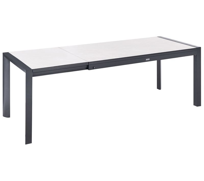 Table De Salle à Manger De Jardin Extensible Binasco 160/220 Cm 90 Cm Beige