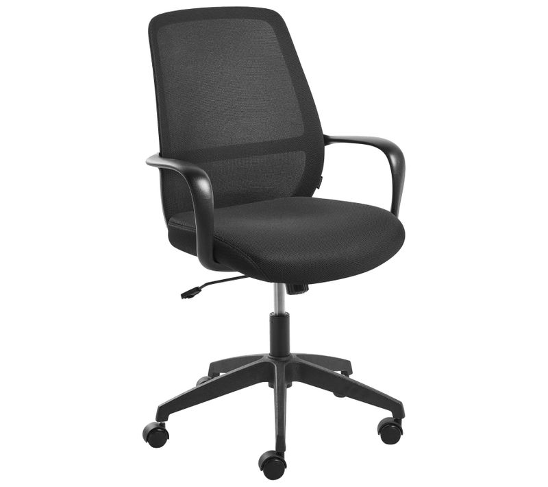 Chaise De Bureau Velto Tissu Noir