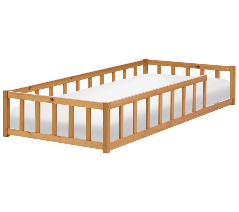 Lit D'enfant Bois De Pin Meymac 90 X 200 Cm Marron