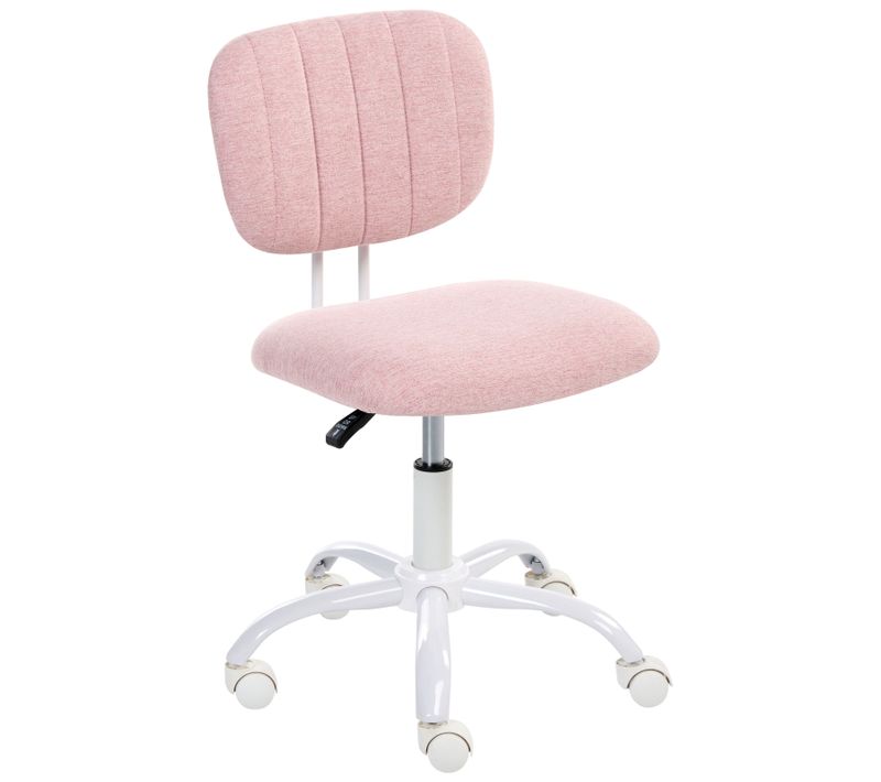 Chaise De Bureau Bubbly Tissu Rose