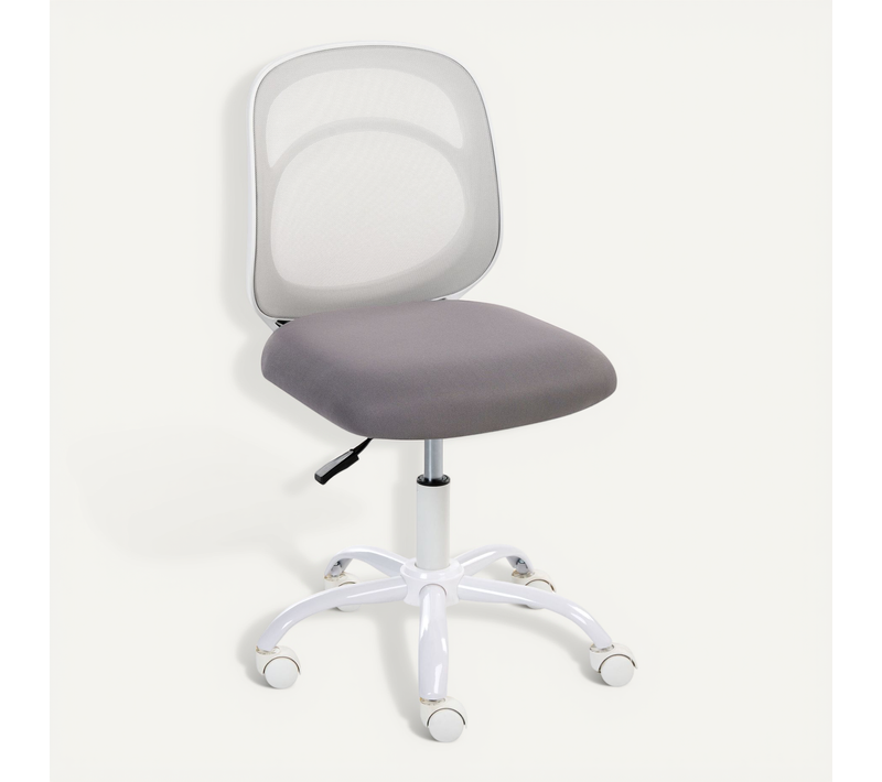 Chaise De Bureau Blissful Tissu Gris