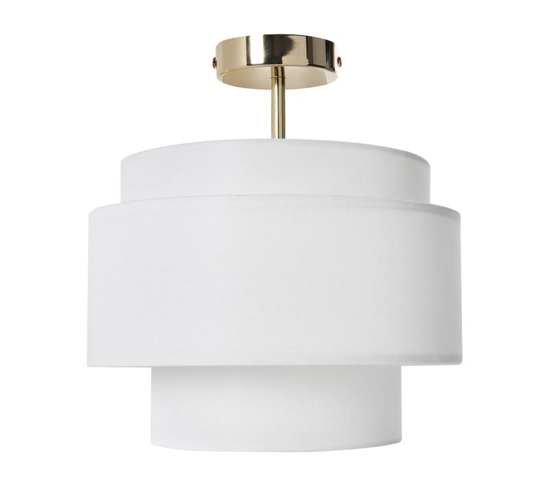 Lampe Suspension Lukago Lin Blanc Cassé