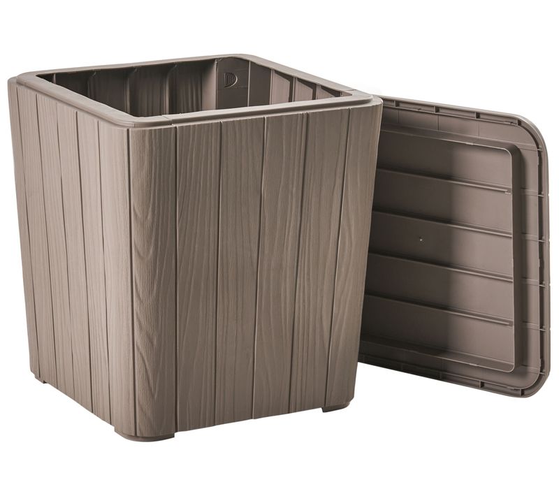 Coffre De Rangement Sarandi 40 Cm 40 Cm Taupe