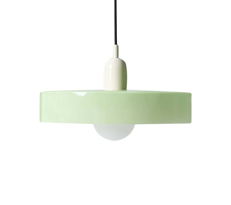 Lampe Suspension Paala Verre Vert Menthe