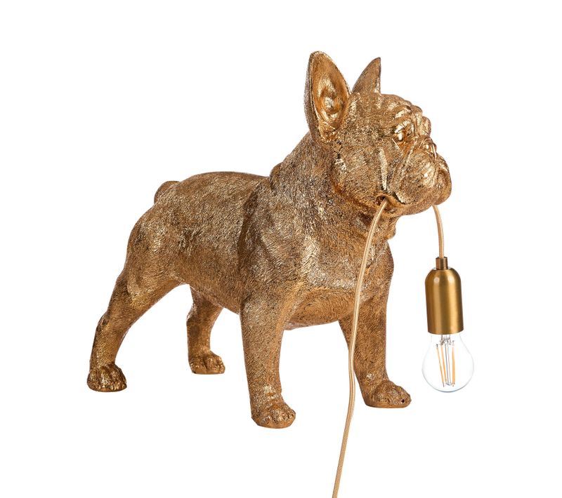 Lampe à Poser Chien Baxter Doré
