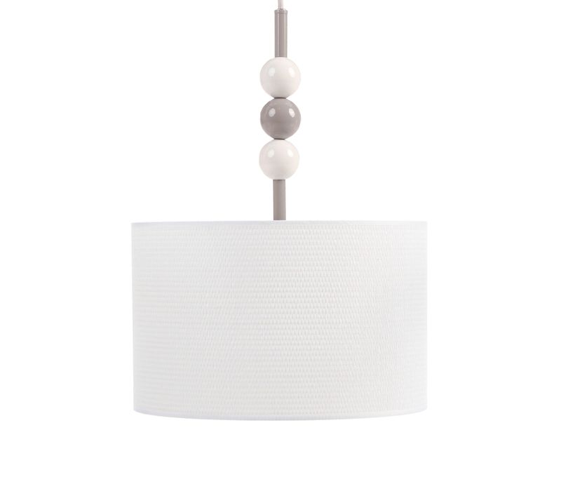 Lampe Suspension Loky Métal Blanc/beige