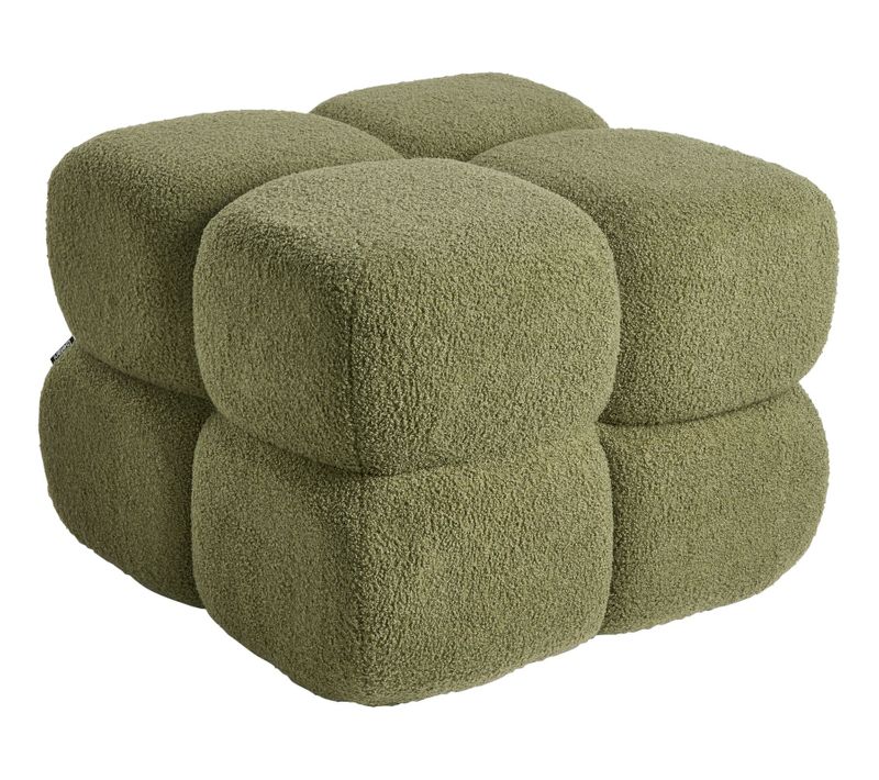 Pouf Caliente Bouclé Vert