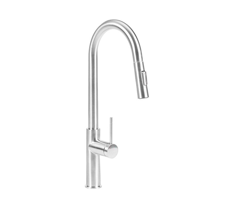 Robinet De Cuisine À Tirette Paranam Argenté