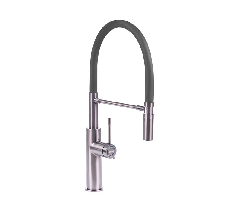 Robinet De Cuisine À Tirette Arkhata Gris