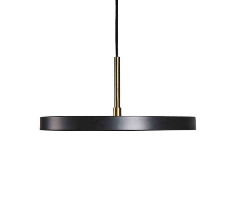 Lampe LED Suspendue Evenlode Métal Noir