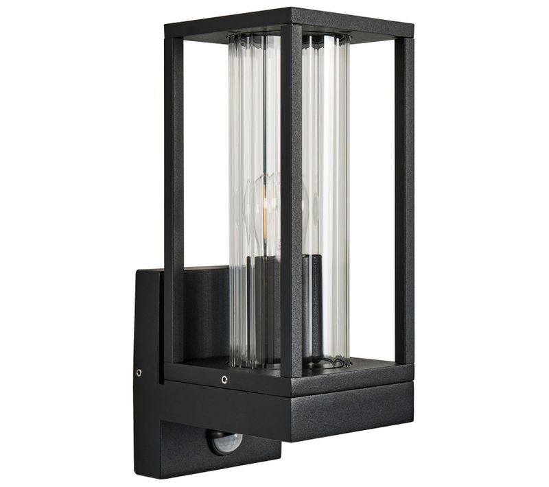 Lampe Murale Pour L'extérieur Ebrie Avec Détecteur De Mouvement Noir