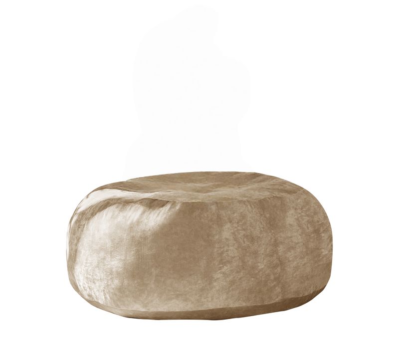 Fauteuil Poire , Bean Bag En Éponge Multi-usage, Housse Lavable - Beige