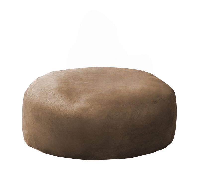 Fauteuil Poire Doux, Bean Bag En Éponge Gain De Place - Café