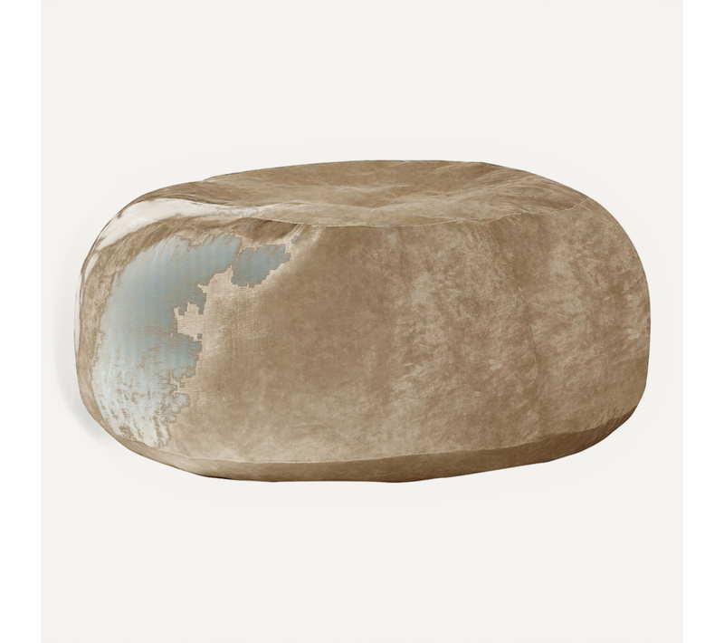 Fauteuil Poire Confortable, Bean Bag En éponge Gain De Place - Beige