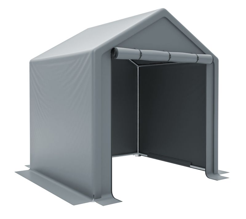 Abri De Vélos Extérieur 190x170x200 Cm, Rangement Pratique, Matériau Acier, Couleur Gris