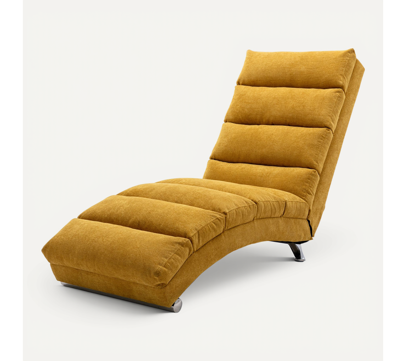 Fauteuil Massant Électrique Relax, 5 Programmes De Massage, Capacité 250 Kg – Jaune Moutarde