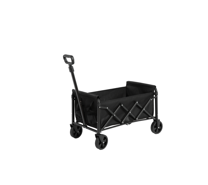 Chariot Pliant 70 L Avec Structure En Acier Noir