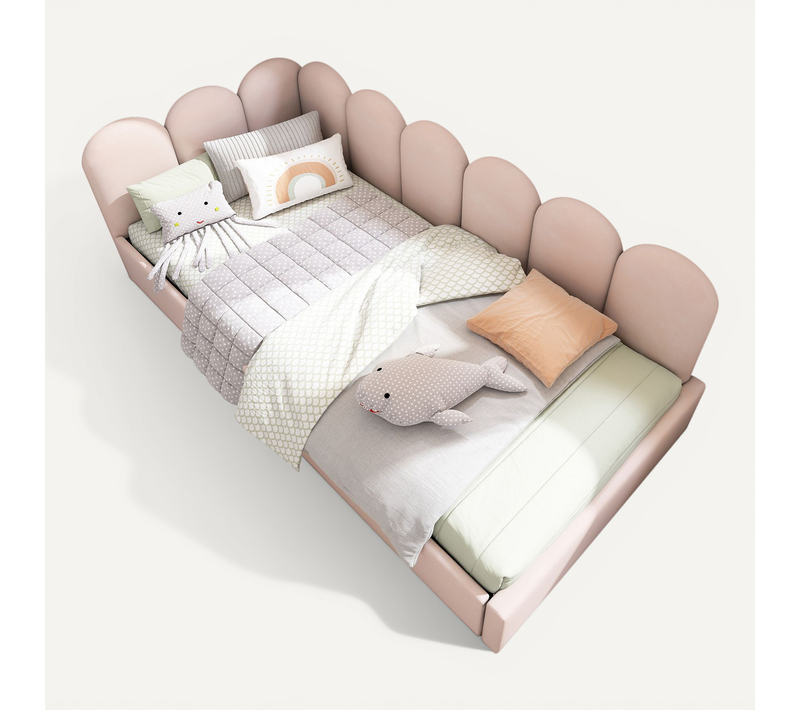 Tagesbett Rose 90x200 Cm Avec Rangement Hydraulique, Cadre L Pour Chambre