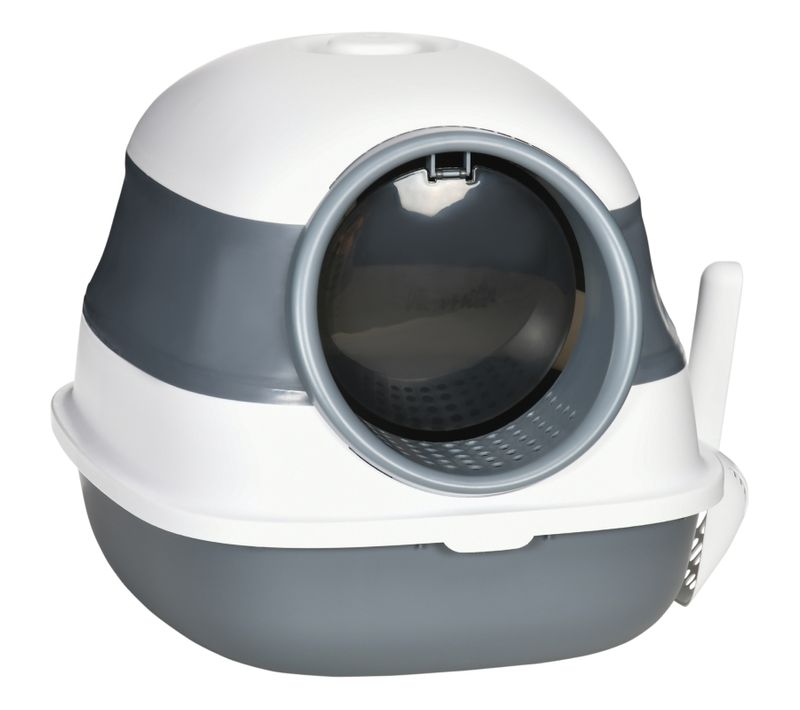 Maison De Toilette Pliable Blanche 52 X 41 X 38 Cm Pour Chat Jusqu'à 5 Kg