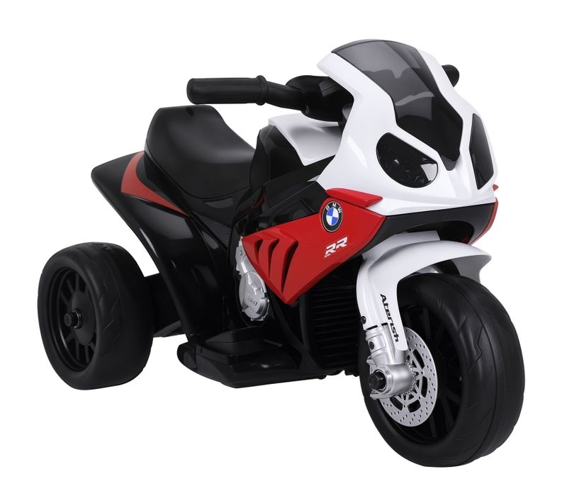 Moto électrique Enfant Rouge En Acier 6 V, 3 Roues, Usage Intérieur/extérieur