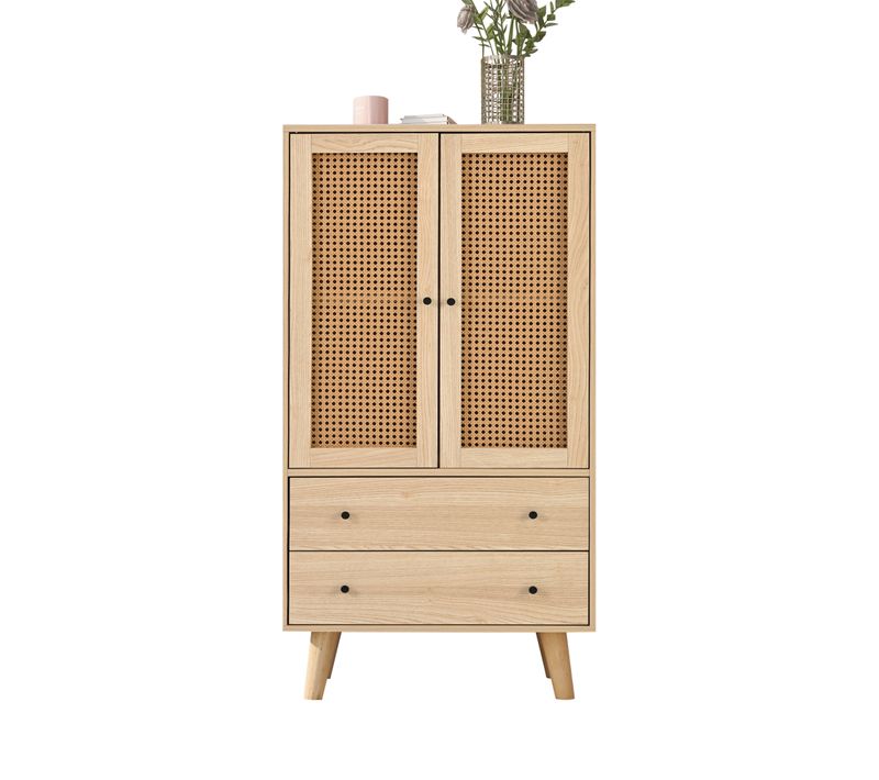 Buffet 60×40×120 cm Cm,commode Avec Portes Et Tiroirs,grand Espace Pour Salon Et Salle à Manger