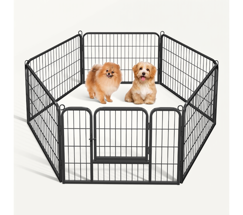 Parc Enclos Pour Chiens Chiot Lapin Rongeur Pliable 80x60 Cm