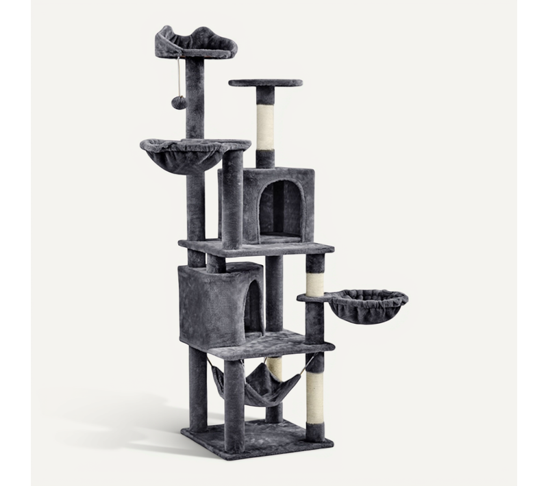 Arbre À Chat Multiniveau Avec Poteau En Sisal Maison Pour Chat