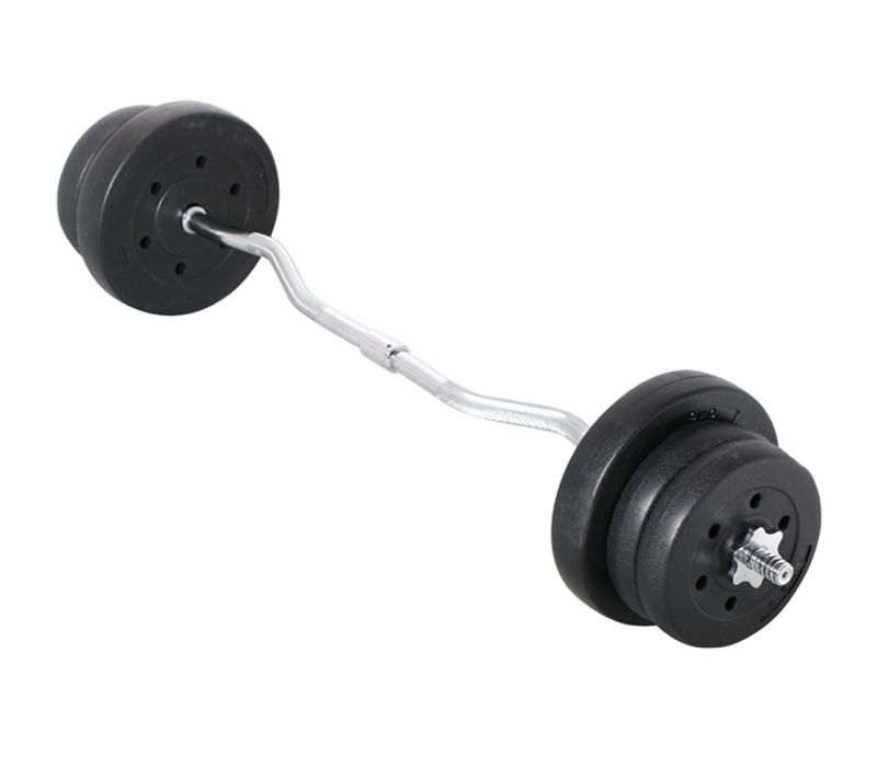 Ensemble D’haltère 25 Kg Kit Barre De Musculation