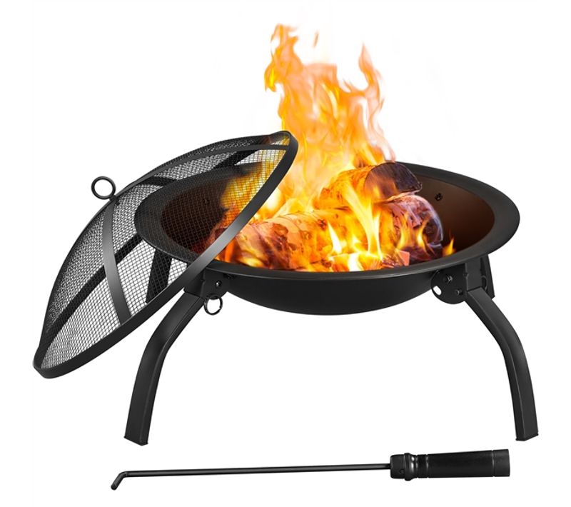 Brasero Extérieur Terrasse Foyer Pour Jardin Camp Cour Chauffage