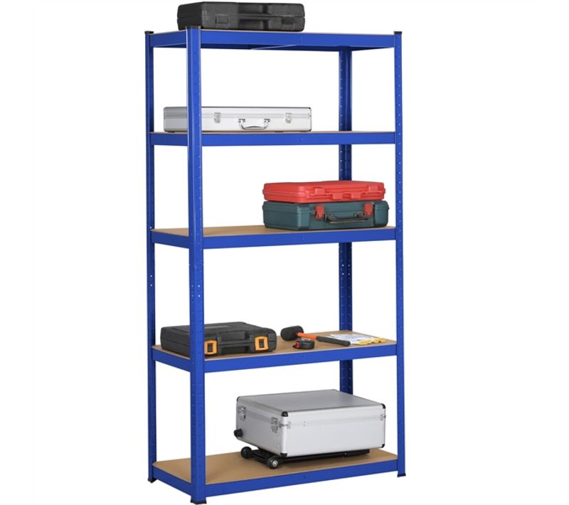 Étagère De Rangement Pour Garage Charge Lourde, 180 X 90 X 40 Cm