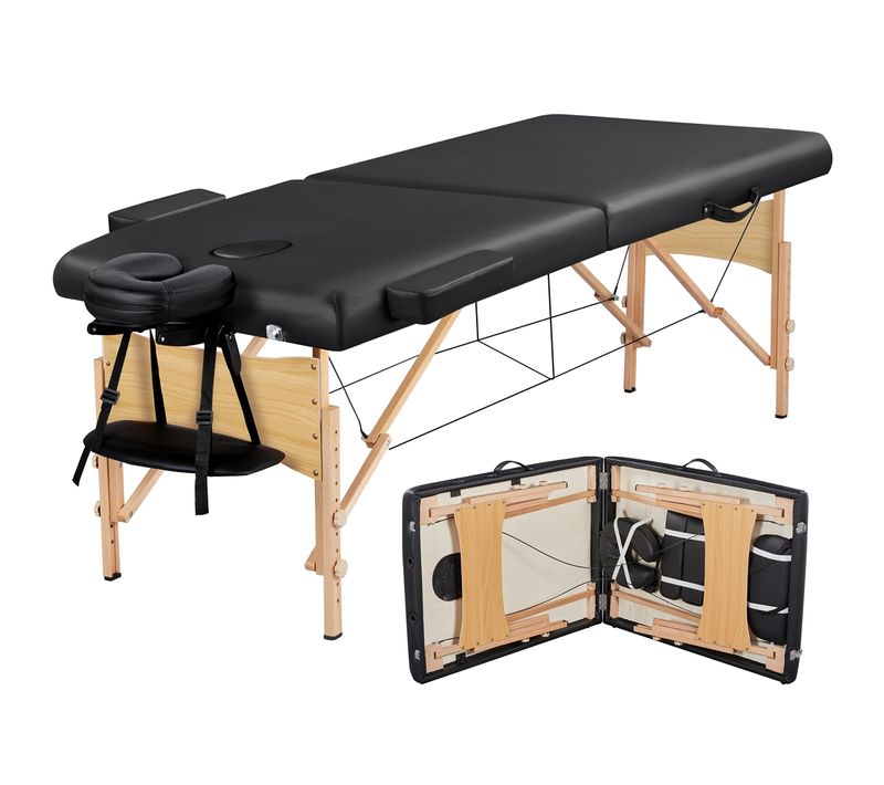 Table De Massage Pliante Lit De Massage 70 Cm Lit De Massage Professionnel Canapé Cosmetique Noir