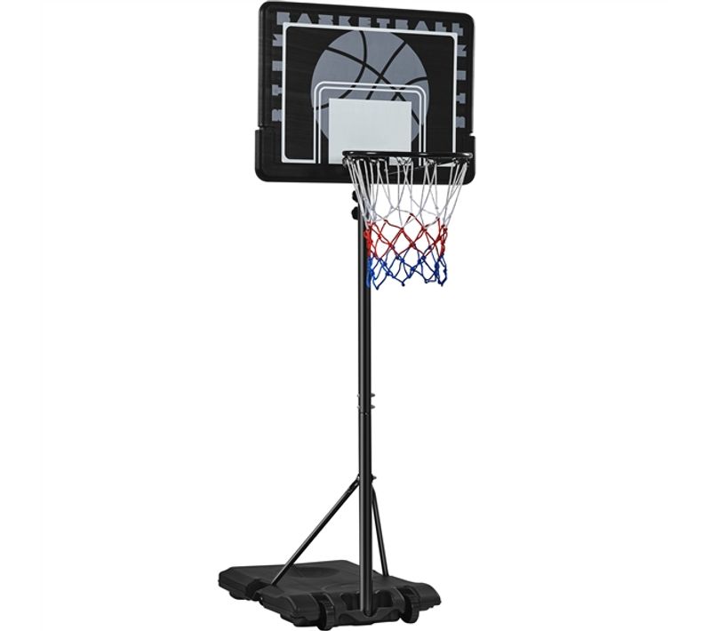 Panier De Basket Extérieur Sur Pied à Roulettes Avec Base De Lestage