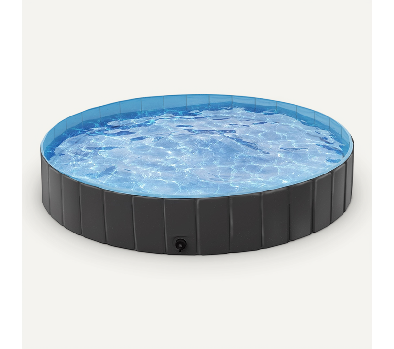 Piscine Pour Chien Pliable, Baignoire Portable Antidérapant Et Résistant, Xxxl Noir
