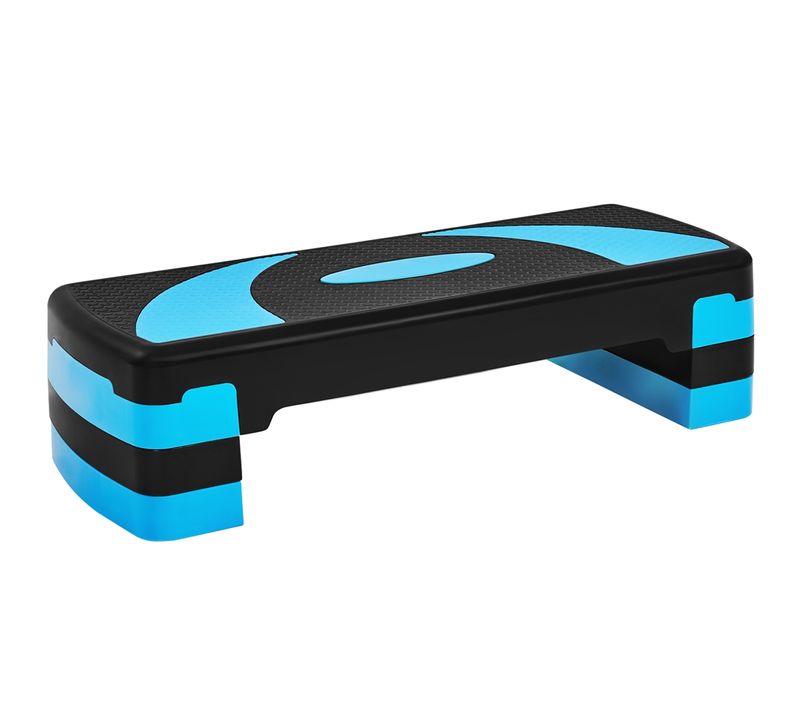 Step D’aérobic Step Fitness Exercice Hauteur Réglable En 3 Niveaux Pour Entraînement , Bleu