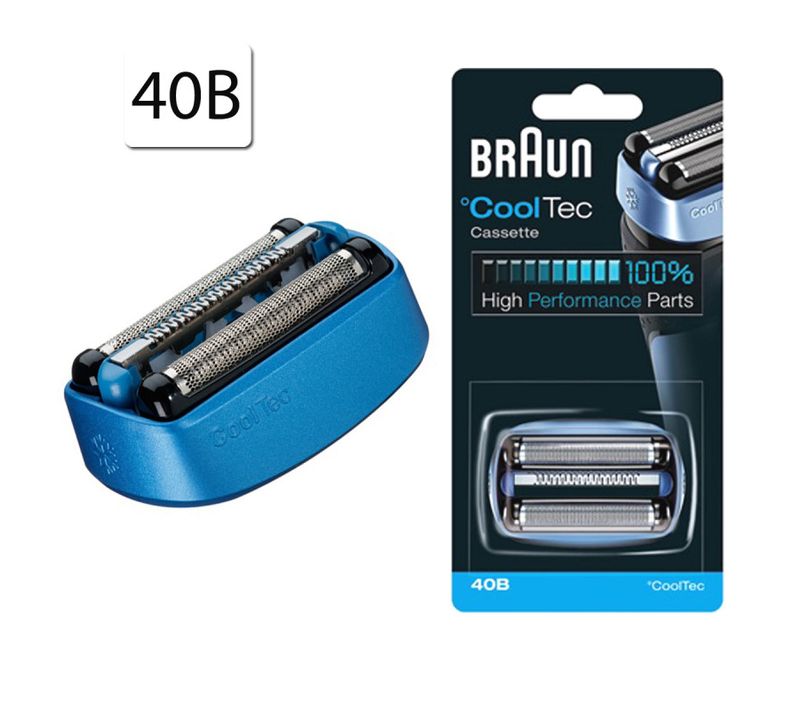 Tete De Rasoir Cooltec 40b 81626282 Pour Epilateur - Rasoir - Tondeuse Braun