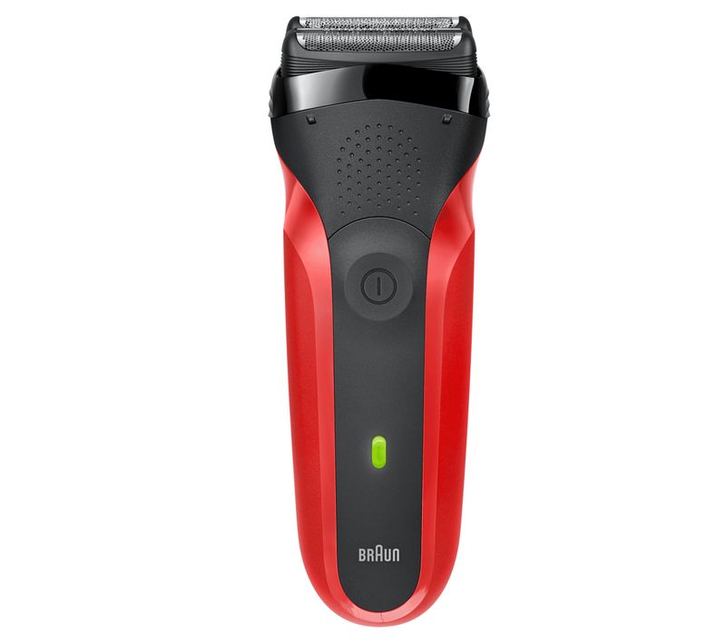 Rasoir Pour Homme Series 3 300s Rasoir À Grille Tondeuse Noir, Rouge