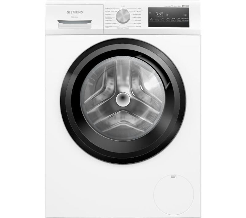 Lave-linge Hublot 8kg 1200 Tours/min IQ300 Blanc - Wm12n228fr