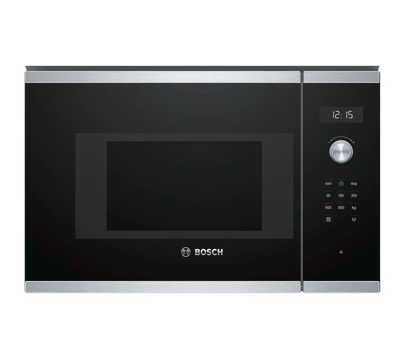 Micro-ondes Serie 6 Bfl524ms0 Encastrable 20 L 800 W Noir, Acier Inoxydable