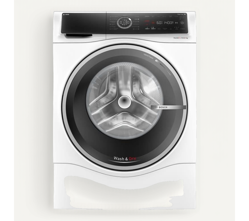 Lave-linge Séchant Wnc254a0fr Ser8 - 10,5 / 6 Kg - Induction - L60cm - 1400 Trs/min - Idos - Blanc