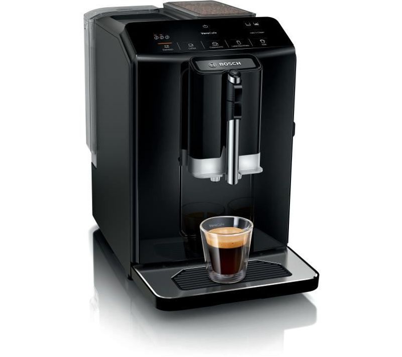 Machine à Café Broyeur Expresso Verocup - Tie20119 Serie 2 - 1300 W - 250 G De Grains - 1,4 L - Noir