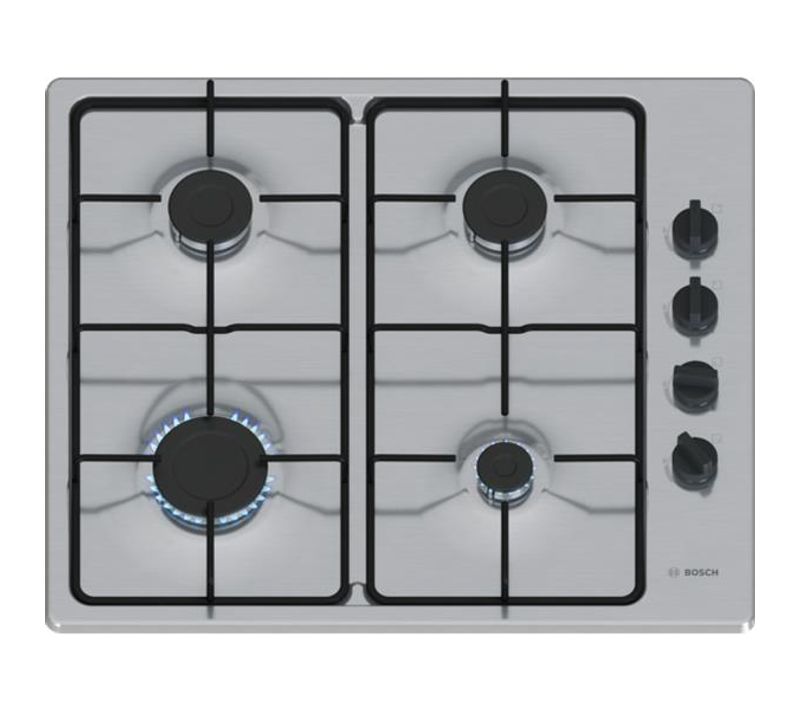 Table De Cuison Gaz 60cm 7500w 4 Feux Inox - Pbp6b5k80