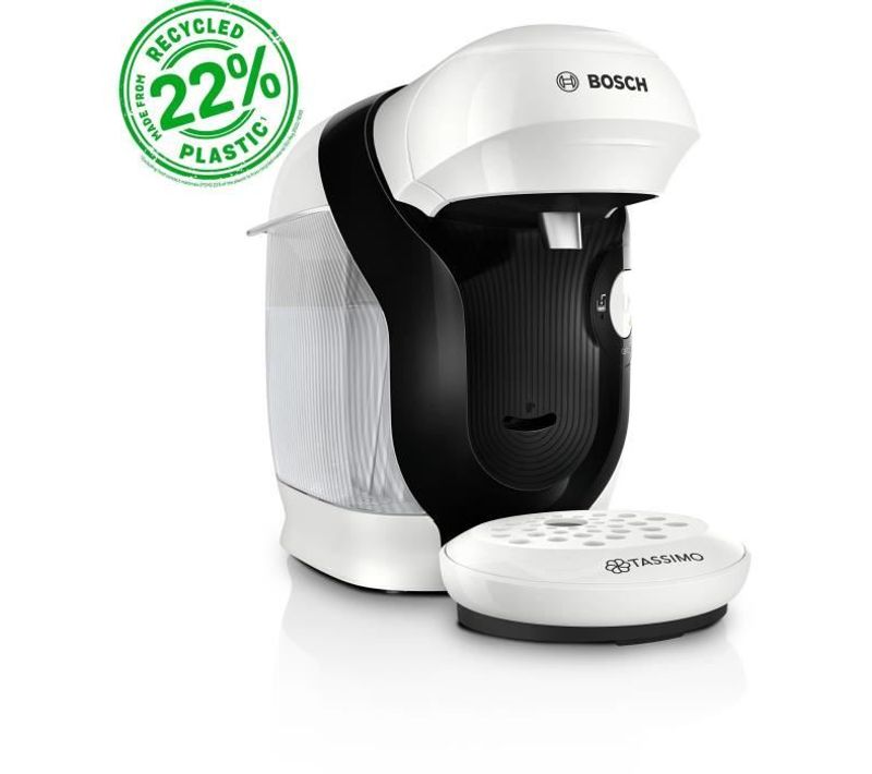 Machine à Café Multi-boissons - Tassimo - T11 Style Blanc - 1400 W