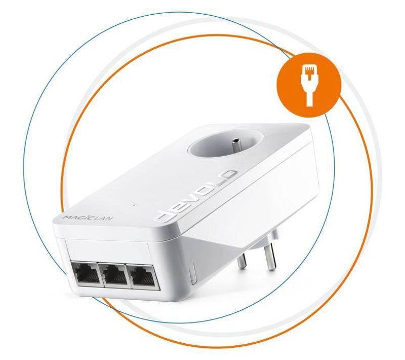 Cpl Magic 2 Lan Triple Extension Jusqu'a 2400 Mbits/s - 8503