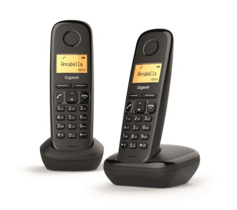 Téléphone Sans Fil Duo Dect Noir A170 Duo Noir