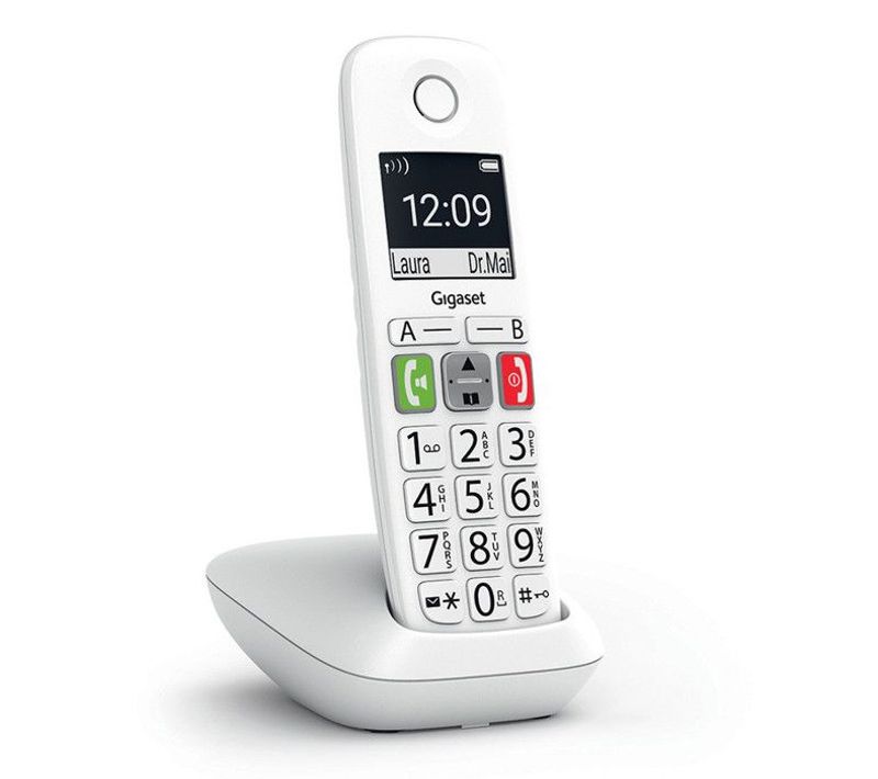 Téléphone Fixe E290 - Grand Écran Et Touches Larges - Mode Audio Boost - Répertoire 150 Contacts