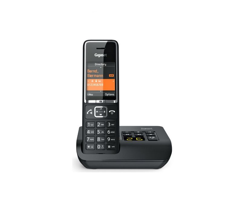 Téléphone Sans Fil Duo Dect Noir Gigacomfort550a