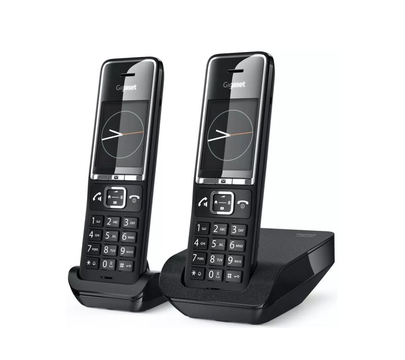 Téléphone Sans Fil Duo Dect Noir Avec Répondeur - Comfort550-duo-black