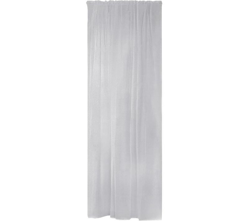 1 Pièce Rideau Semi-transparent.suspension Avec Passe-tringle Voilage.140x225cm.gris Foncé.