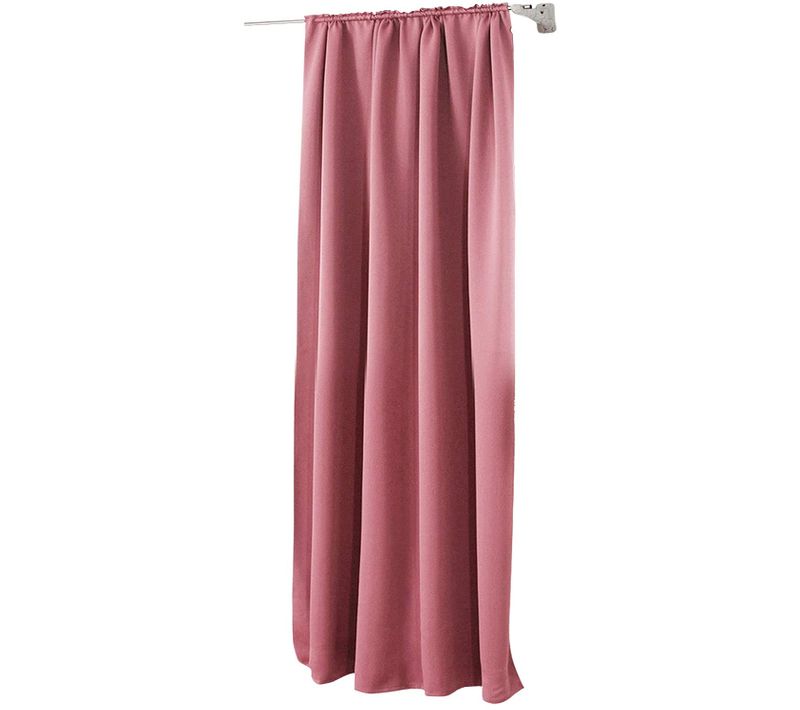 1 Pièce Rideau Occultant.pour Maison Intérieure Pour Fenêtre/porte Isolant Thermique.135x245cm.rose